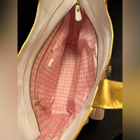 Rare Up Cycled Lilly Pulitzer Leather Bag - Picture 9 of 12